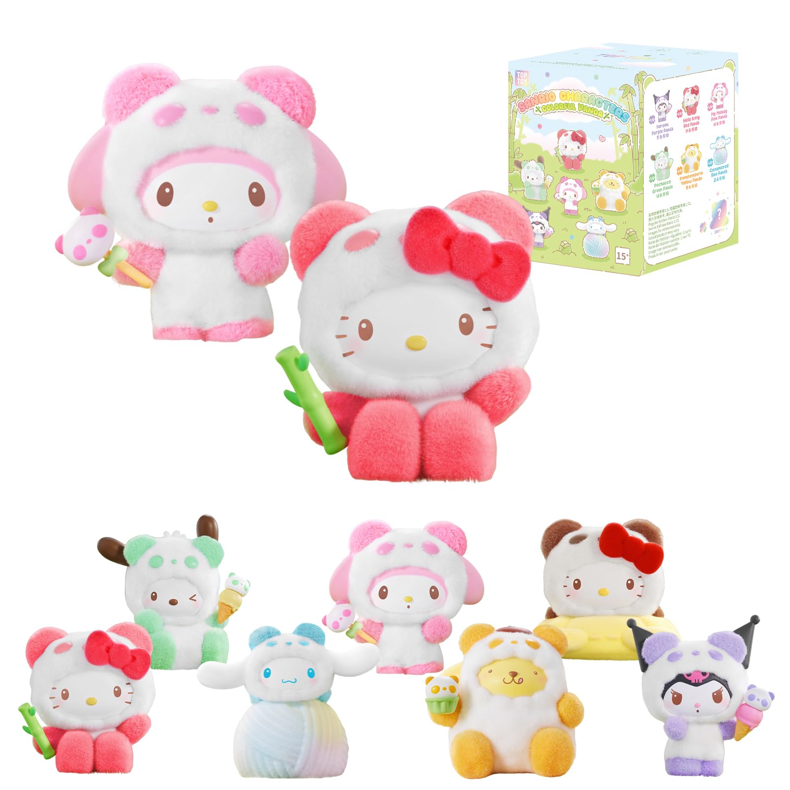 Amazon | TOP TOY サンリオ(SANRIO)「ーズ カラフルパンダ」シリーズ